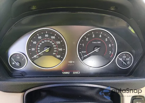 2014 BMW 335I из США, поврежденный, VIN WBA3A9G55ENS64760